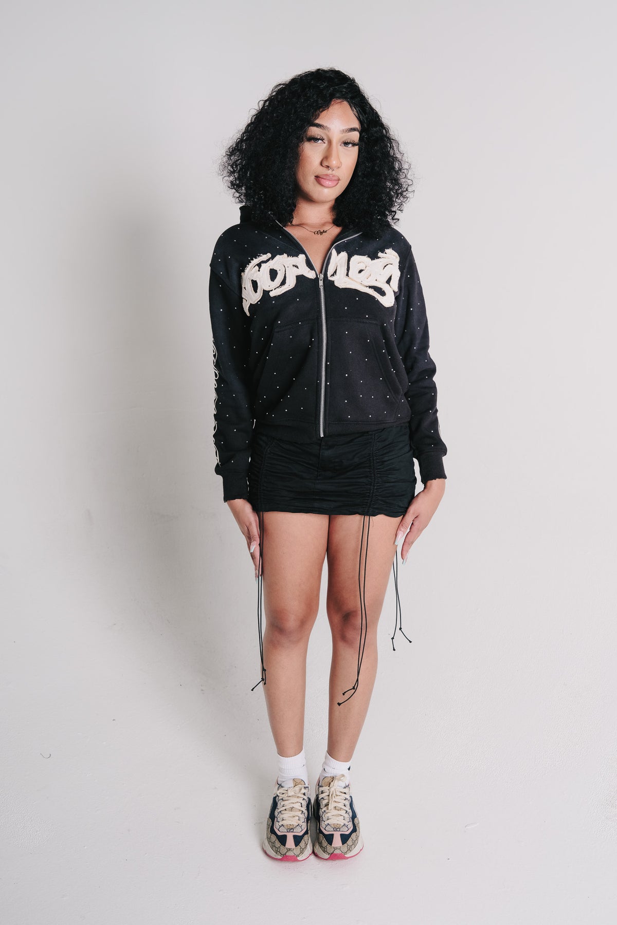 Rhinestone Hoodie
