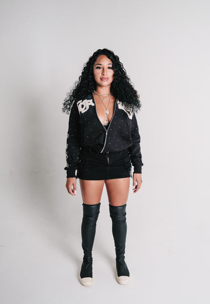 Rhinestone Hoodie